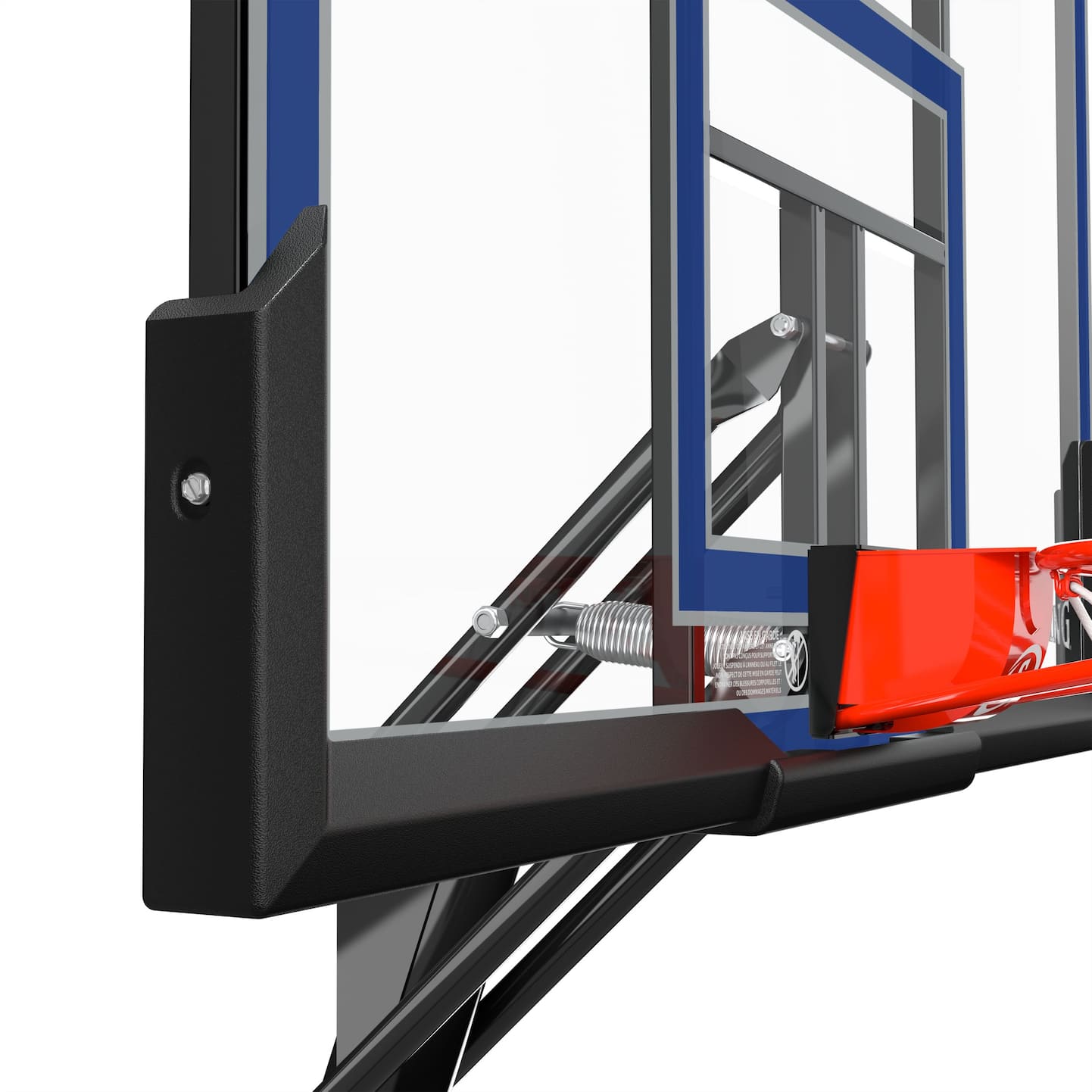 Spalding Hercules Acrylic Portable Adjustable Basketball Backboard