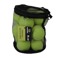 Matrix High-Visibility Recreational Tennis Balls w/ Mesh Storage Bag, Yellow, 12-pk