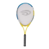 Matrix Ace Kids' Lightweight Aluminum Junior Tennis Racquet/Racket, Yellow/Blue, 25-in