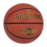 Spalding Neverflat Elite Indoor/Outdoor Composite Basketball, Official Size 7 (29.5-in) Front_Three_Fourths_Angled_Right