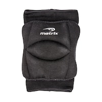 Matrix Men's/Women's Unisex Protective Volleyball Knee Pads, Black