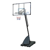Panneau, panier et filet de basketball portatif réglable Matrix avec anneau détachable, 54 po Front_Three_Fourths_Angled_Left