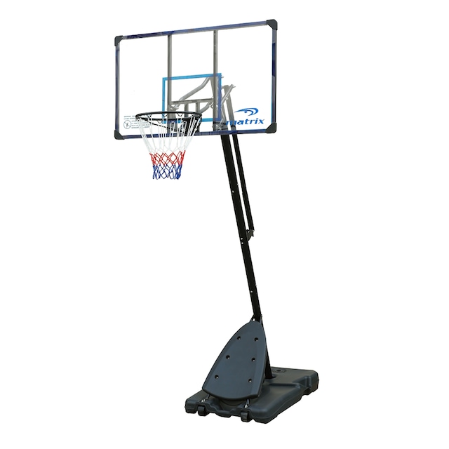Matrix Portable Adjustable Basketball Backboard, Hoop & Net System w