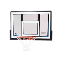 Lifetime Wall/Roof-Mount Outdoor Basketball Backboard & Rim Combo Kit, 50-in Front_Angled_Left