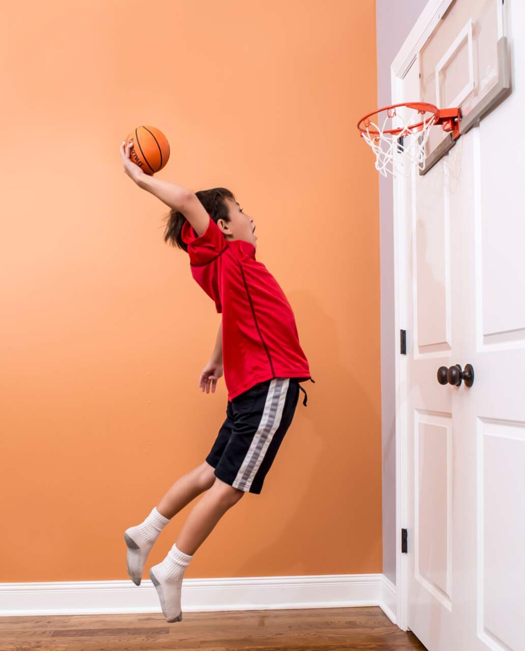 Zimtown Panier de Basket-Ball à Fixation Murale, Ensemble de Mini Filet de  Panneau au-dessus de la Porte, avec Ballon et Pompe, pour Sports Adultes  Enfants, Intérieur/Extérieur, Bureau, Jeu à la Maison 