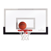 Spalding 180° Arena Slam Jam Pro Over-The-Door Mini Basketball Hoop & Net with Ball