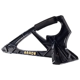 Goldline Arrow Delivery Device, Collapsible, Black, for Curling Front_Angled_Right