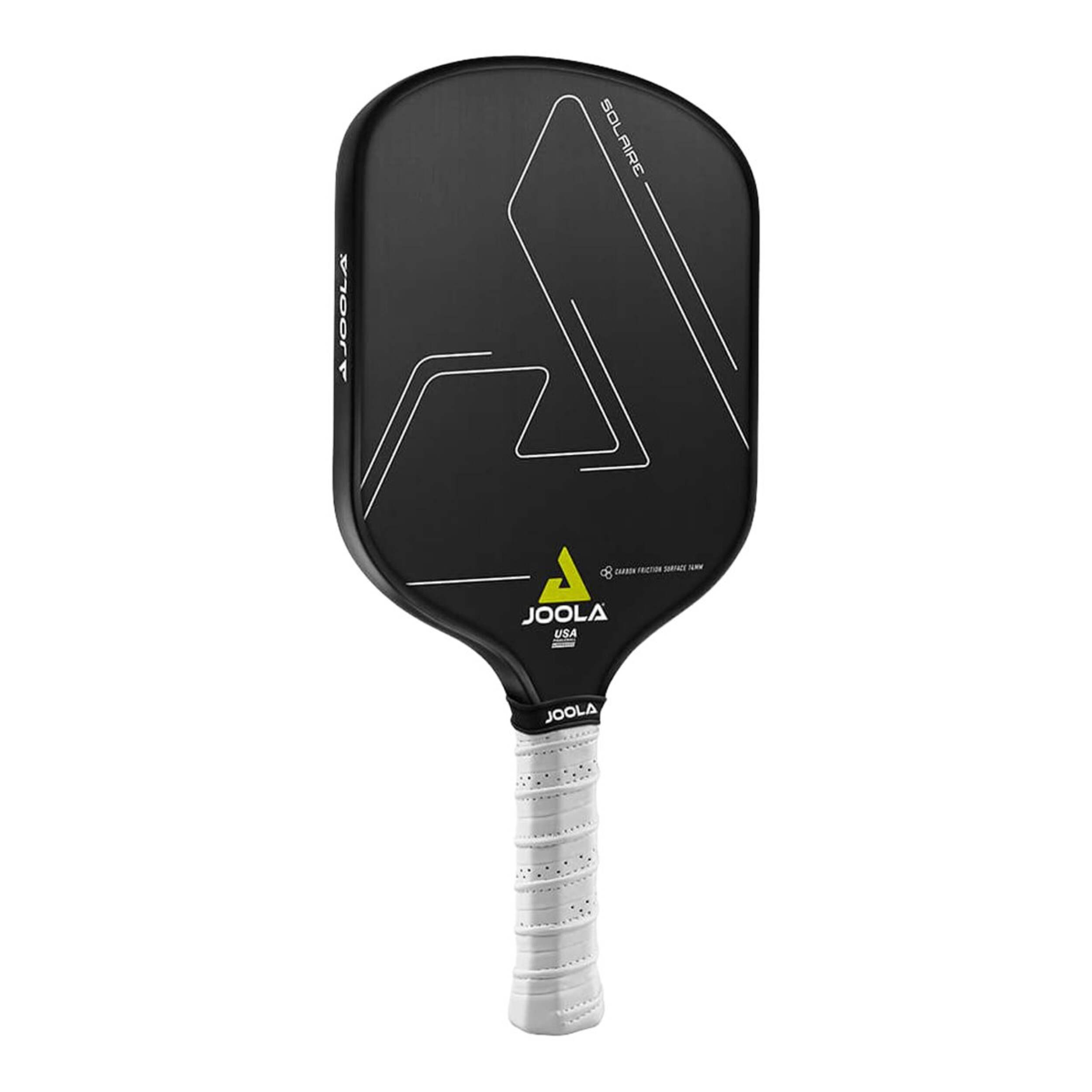 JOOLA Solaire CFS 14 Aero-Curve Head Pickleball Paddle/Racket with Carbon-Forged Handle Front_Three_Fourths_Angled_Right