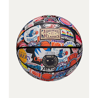 Wilson NBA All Team Retro Classic Composite Leather Basketball, Official Size Front_Flat