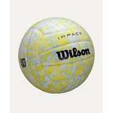 Wilson Impact Gen Indoor Volleyball, Yellow, Official Size Front_Angled_Right