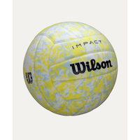 Wilson Impact Gen Indoor Volleyball, Yellow, Official Size Front_Angled_Right