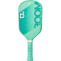 Boom Team EX Pickleball Paddle/Racket with Comfort Grip, Light Blue Front_Angled_Left