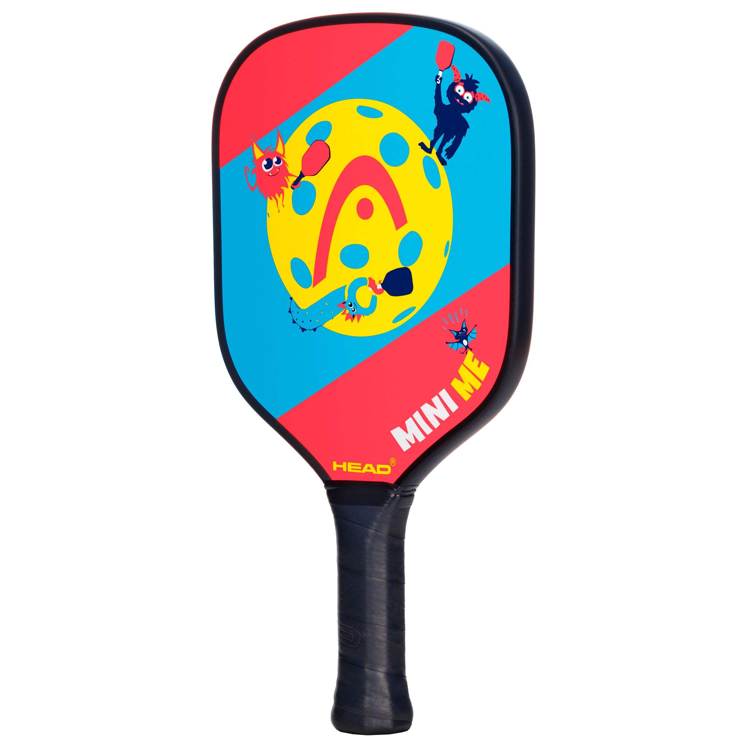Head Mini Me Jr Pickleball Paddle/Racket, Red/Blue Front_Angled_Left
