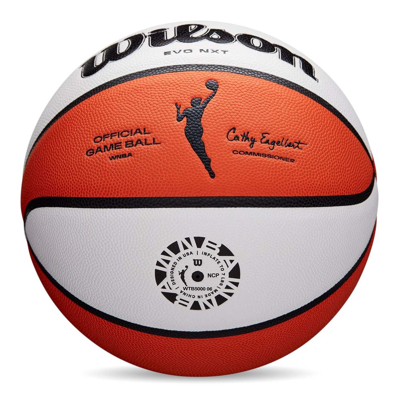 Wilson XG Crossgrip Composite Leather Basketball, Official Size 7 (29.5-in)