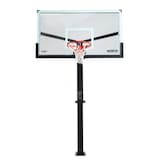 Lifetime Mommoth Bolt Down Basketball Hoop with 72-in Tempered Glass Front_Flat