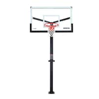 Lifetime Mommoth Bolt Down Basketball Hoop with 60-in Tempered Glass