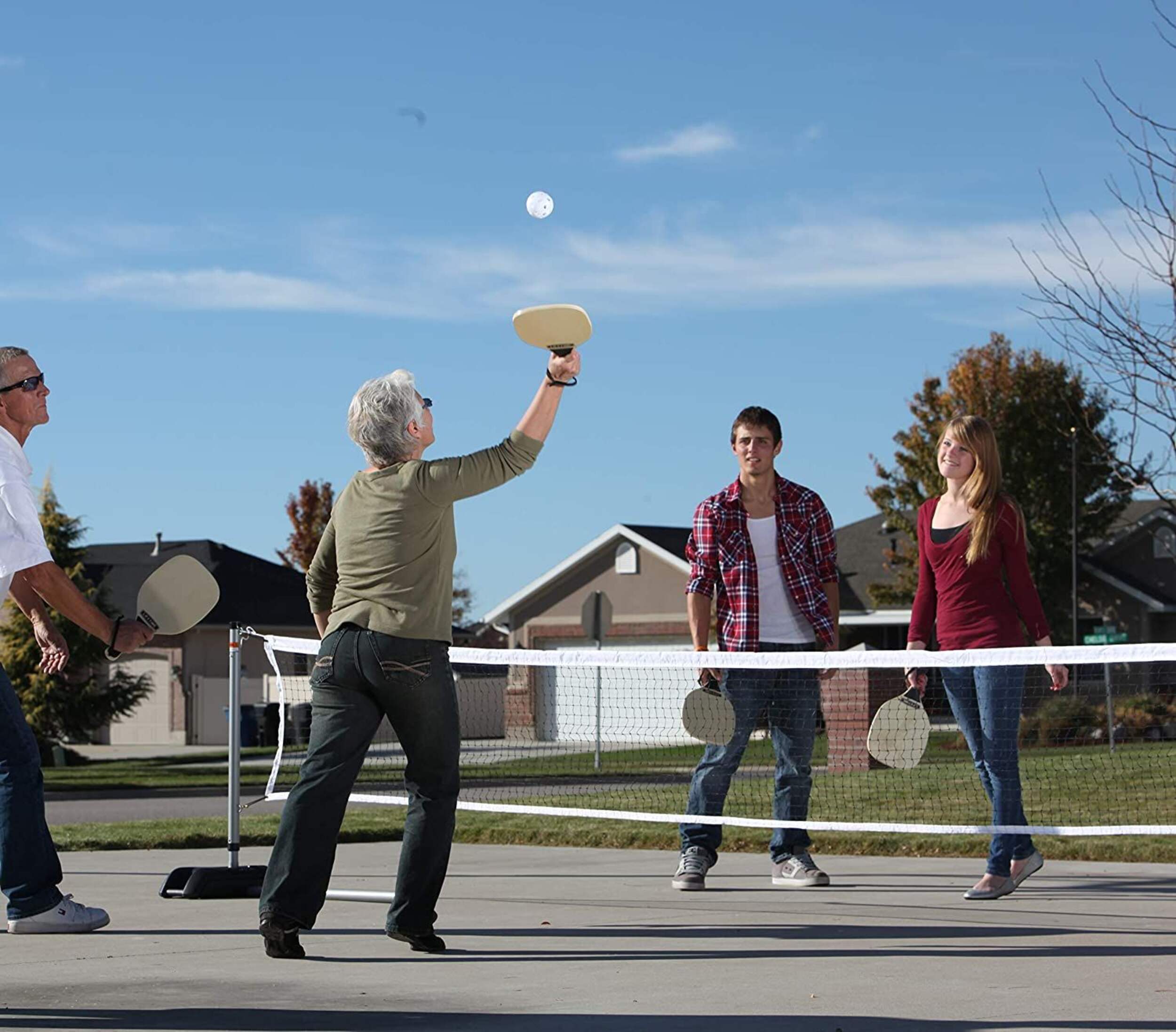 Lifetime 3Sport Adjustable Pickleball, Volleyball, Badminton Game Set