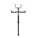 Lifetime Portable Adjustable In-Ground Mammoth Bolt Down Outdoor Basketball Hoop, 54-in Front_Flat