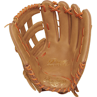 Rawlings Heritage Player Preferred Infield/Outfield Softball Fielding Glove, 13-inch, Right-Hand Throw Front_Flat
