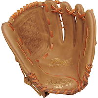 Rawlings Heritage Player Preferred Infield/Outfield Softball Fielding Glove, 14-inch, Right-Hand Throw Front_Flat