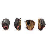 Rawlings Players Series Baseball Glove, Camel, RHT/LHT, 11-in (27.9 cm), Kids (5-13), Camel/Black Composite_or_Mixed