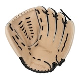 Matrix Baseball Fielding Glove, Black/Camel, 10-inch, Right-Hand Throw Front_Flat