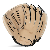 Matrix Baseball Fielding Glove, Black/Camel, 12-inch, Right-Hand Throw Front_Flat