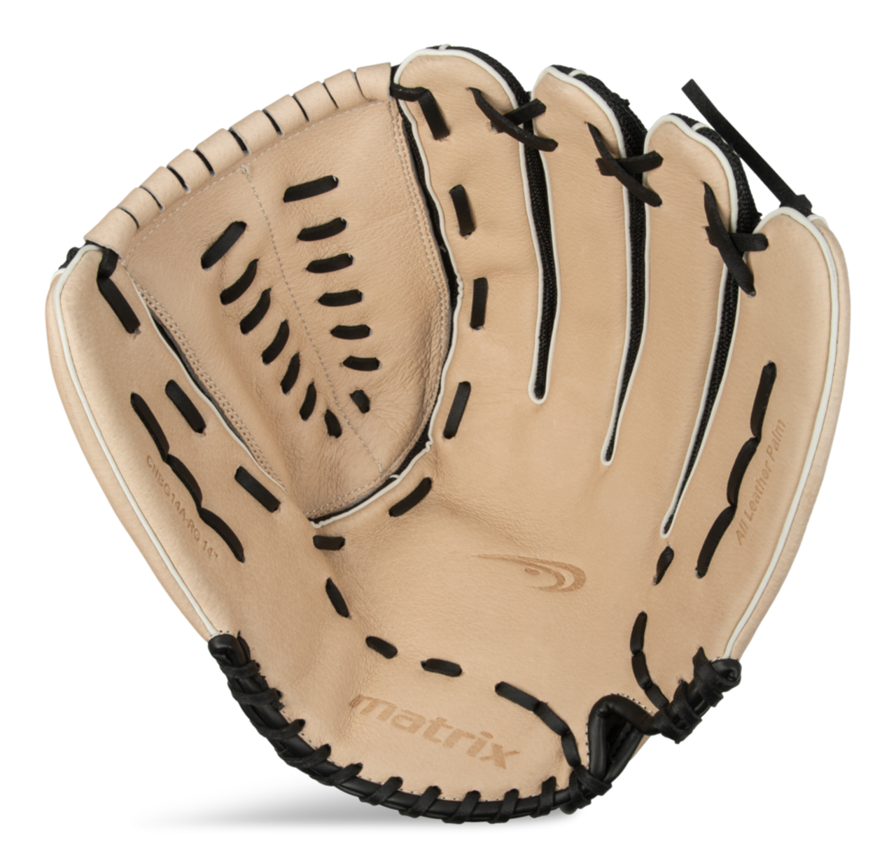 Matrix Fielding Glove Black Camel Left Hand Catch 12 in