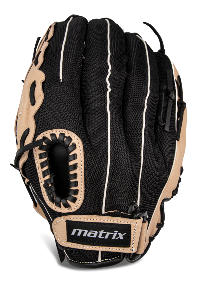 Matrix Fielding Glove, Black/Camel, RightHand Catch, 12in Canadian Tire