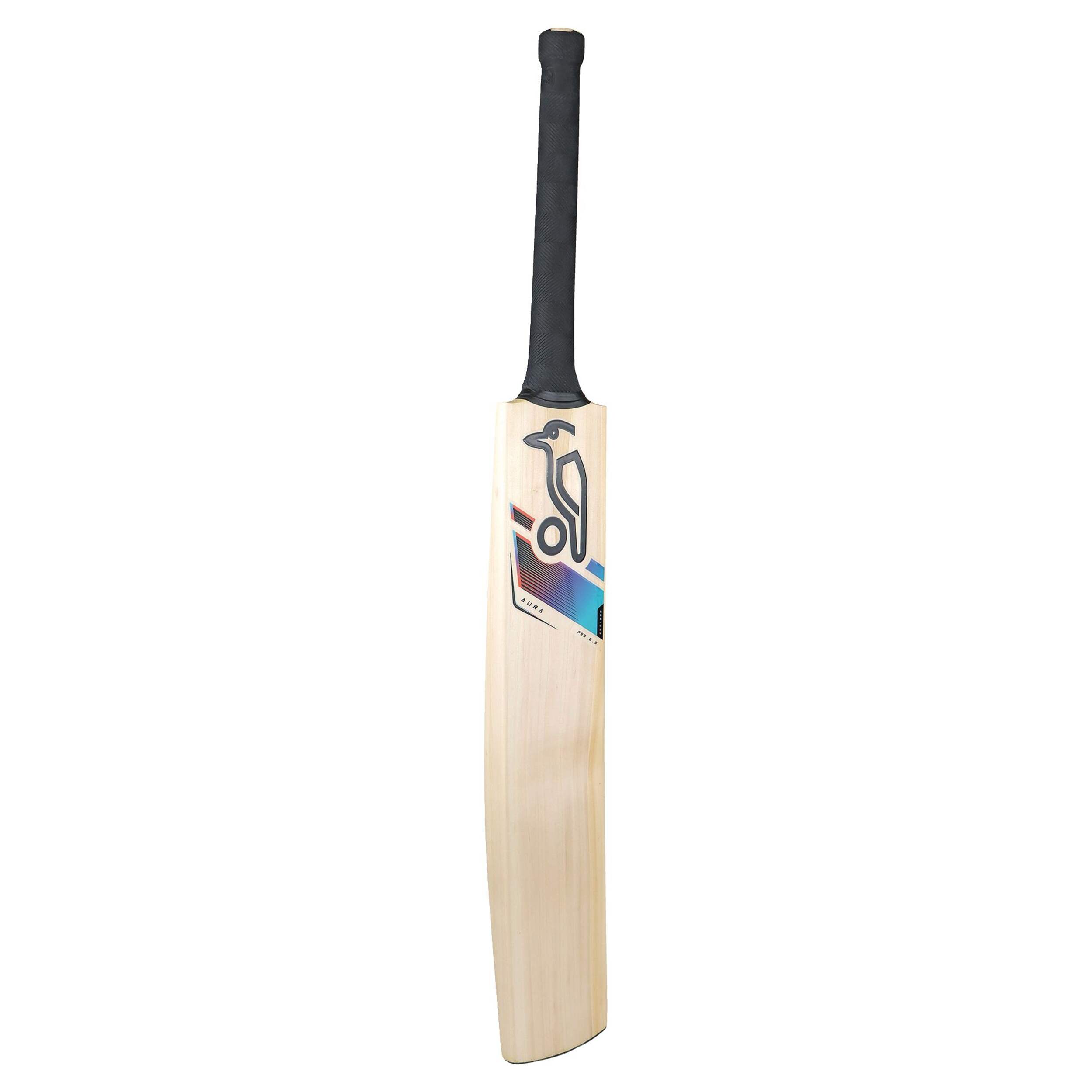 Kookaburra Aura Pro 8.0 Short Handle Kashmir Cricket Bat Front_Three_Fourths_Angled_Right