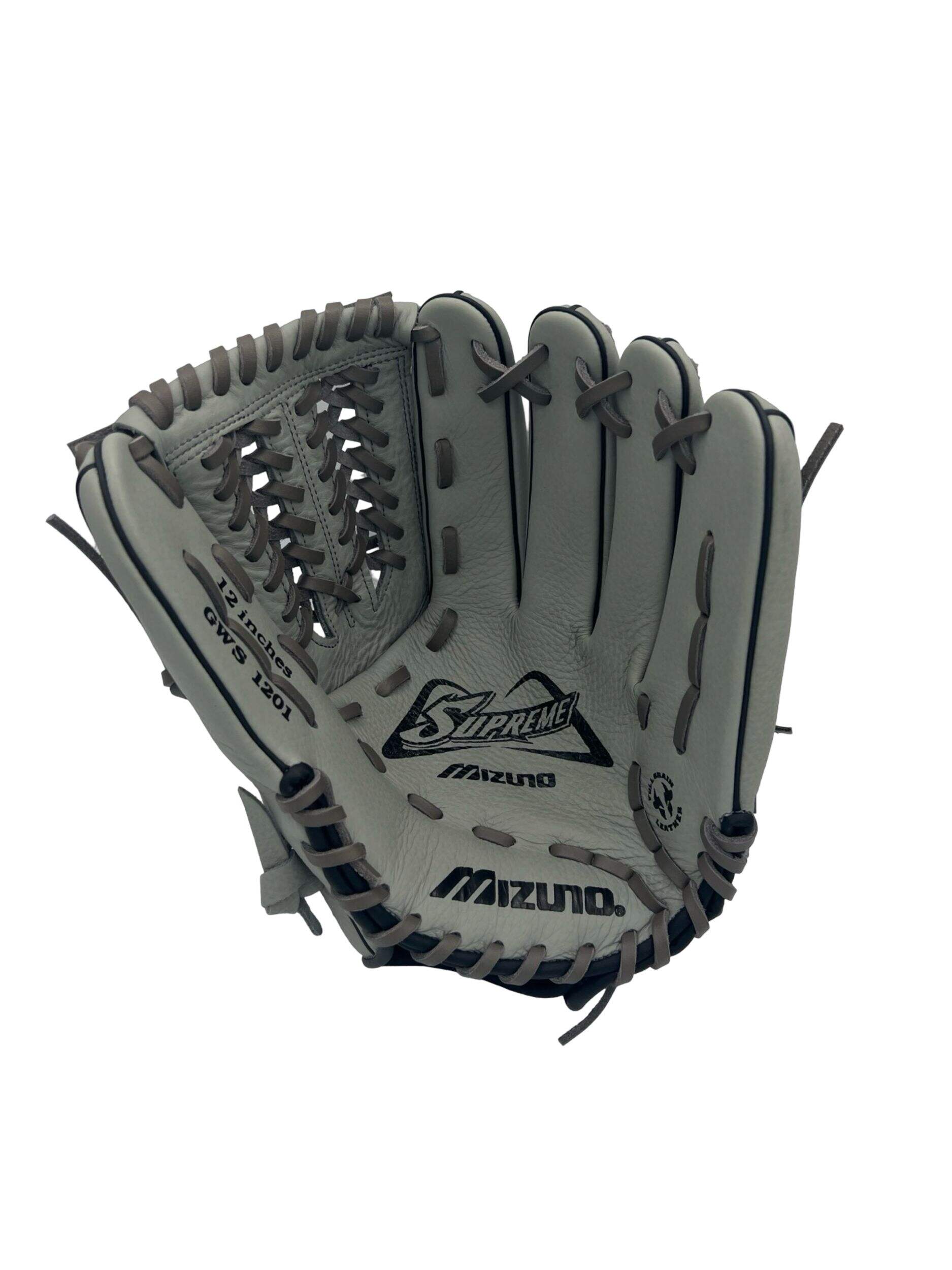 Mizuno Supreme Baseball Fielding Glove, 12-inch, Right-Hand Throw Front_Flat