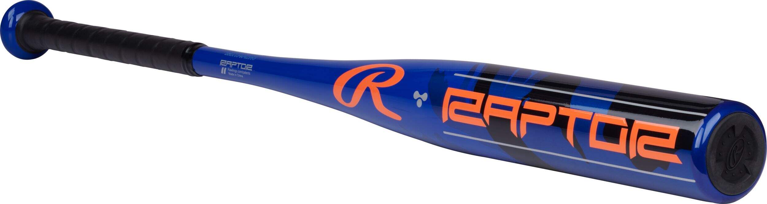 Bâton de baseball Rawlings Raptor, jeunes, bleu, -10, 30 po Front_Angled_Left