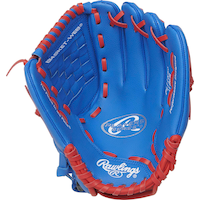 Rawlings Player Series Baseball Glove, Blue, 11-in Front_Flat