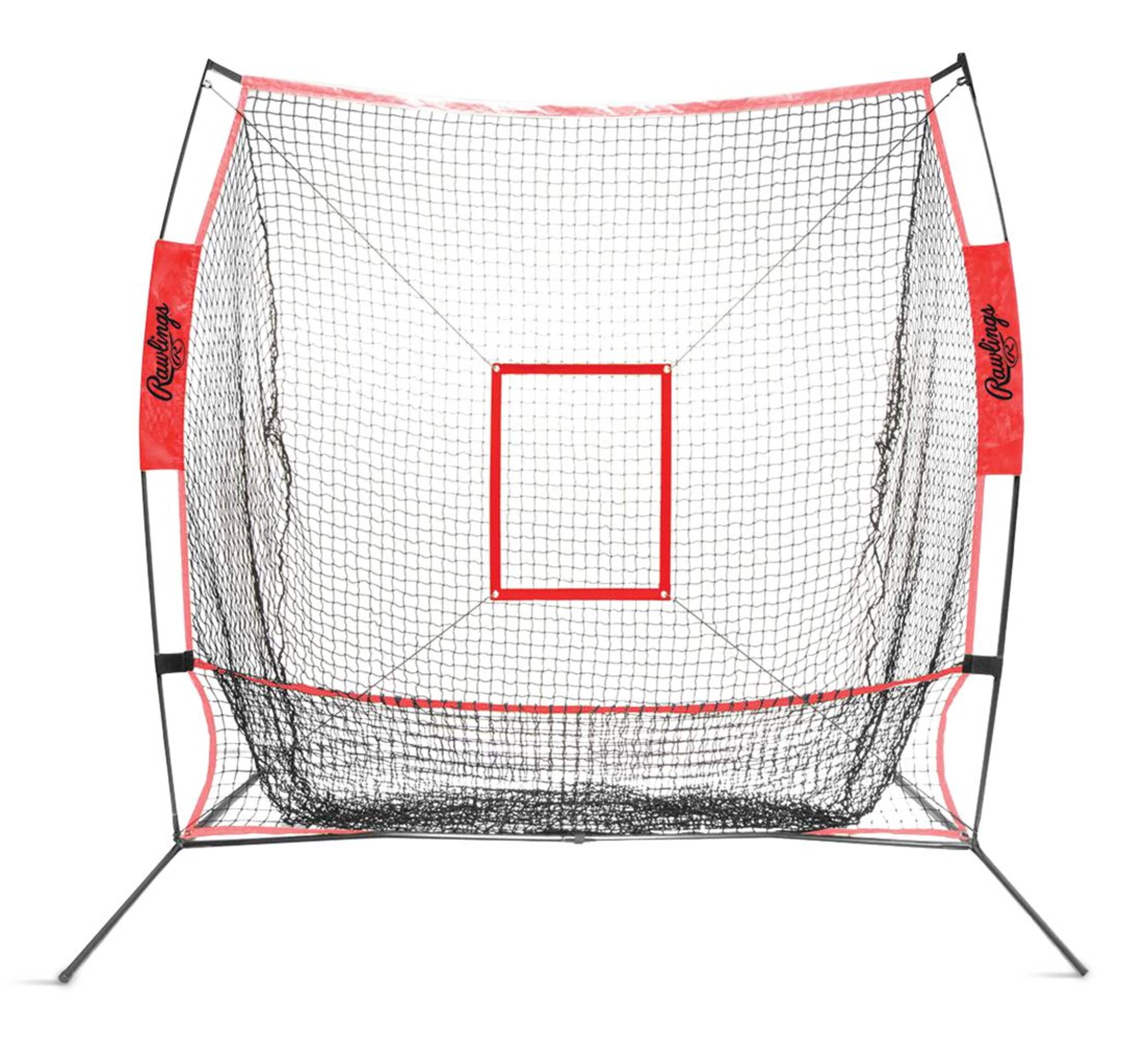 Rawlings Pro Style Baseball Hitting Practice Net, 7-ft Front_Flat