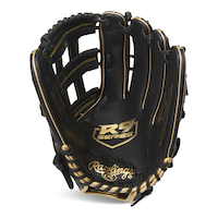 Rawlings R9 H-Web Baseball Fielding Glove, 12.75-inch, Right-Hand Throw Front_Flat