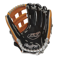 Rawlings R9 Youth Pro Taper Series Baseball Fielding Glove, Conv/Pro H Web, 12-inch, Left-Hand Throw Front_Flat