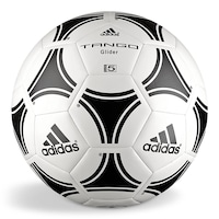 Adidas Tango Glider Machine-Stitched Soccer Ball, FIFA Approved, Black/White