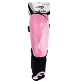Matrix PINK Soccer Shin Guards, PeeWee, Pink Front_Flat