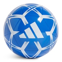 Adidas Starlancer Club Soccer Ball, Blue, Size 5