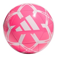 Adidas Starlancer Club Soccer Ball, Pink, Size 5