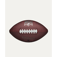 Ballon de football officiel Wilson NFL Stride pour jeunes et adultes, brun Front_Flat