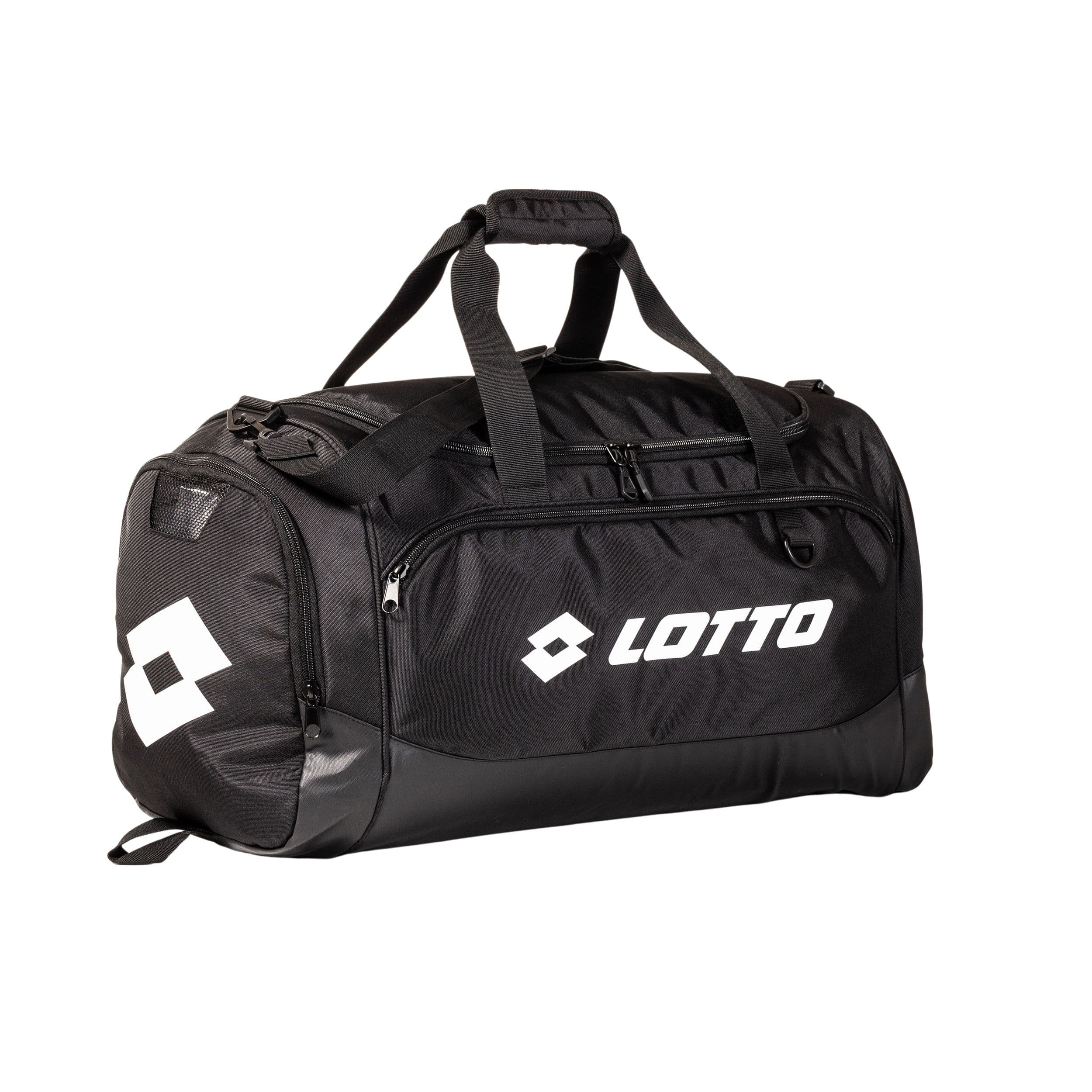 Lotto Soccer Duffle Bag for Youth Adults Polyester Small Black Canadian Tire