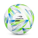 Matrix Machine Stitched Soccer Ball for Kids, Blue, Size 3 Front_Flat