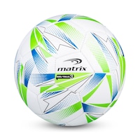 Matrix Machine Stitched Soccer Ball for Kids, Blue, Size 3