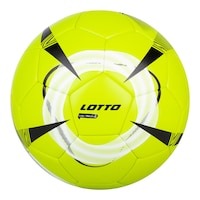 Lotto Invisible Stitch Soccer Ball for Kids, Yellow, Size 4 Front_Flat