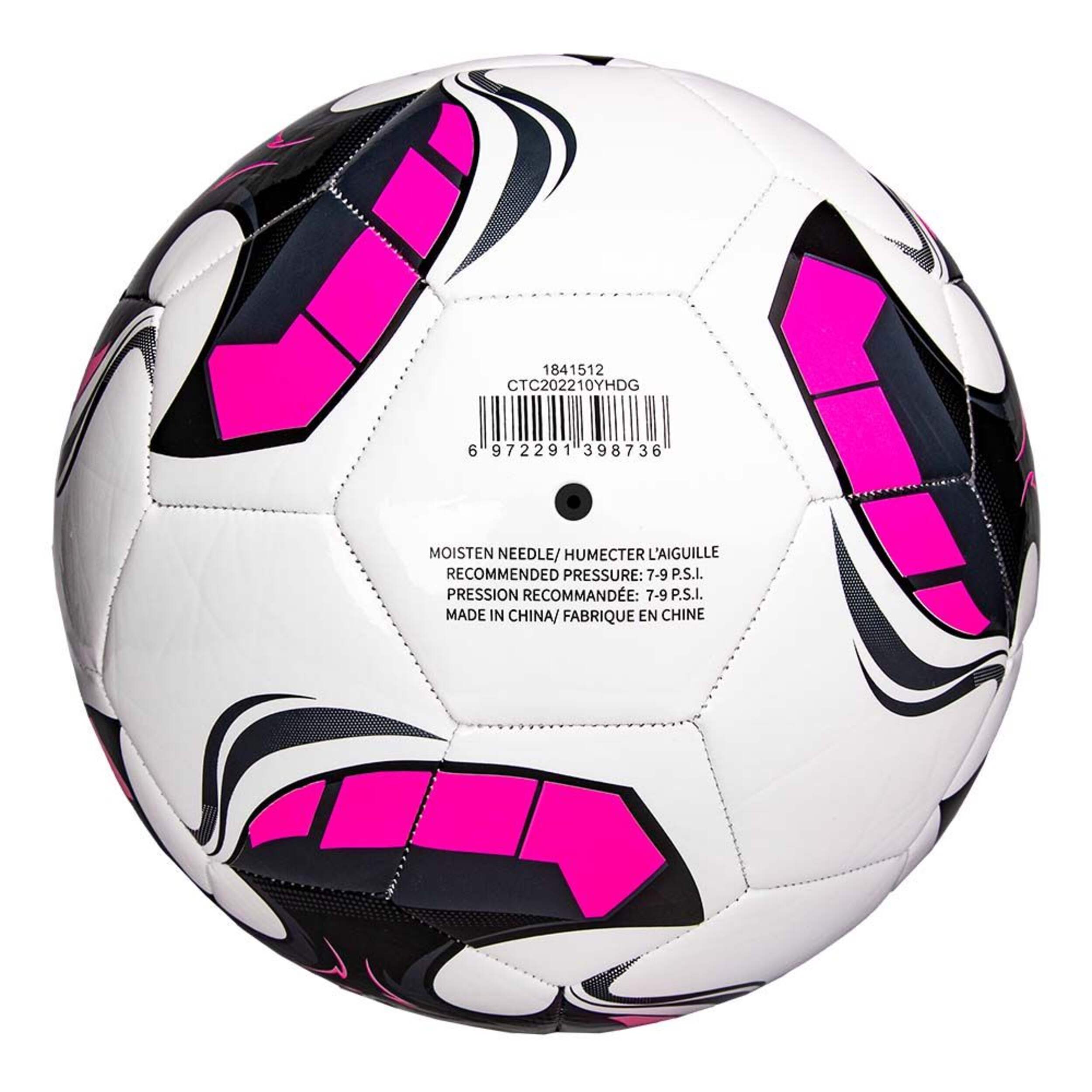 Matrix Machine Stitched Soccer Ball for Youth/Adults, Pink, Size 5