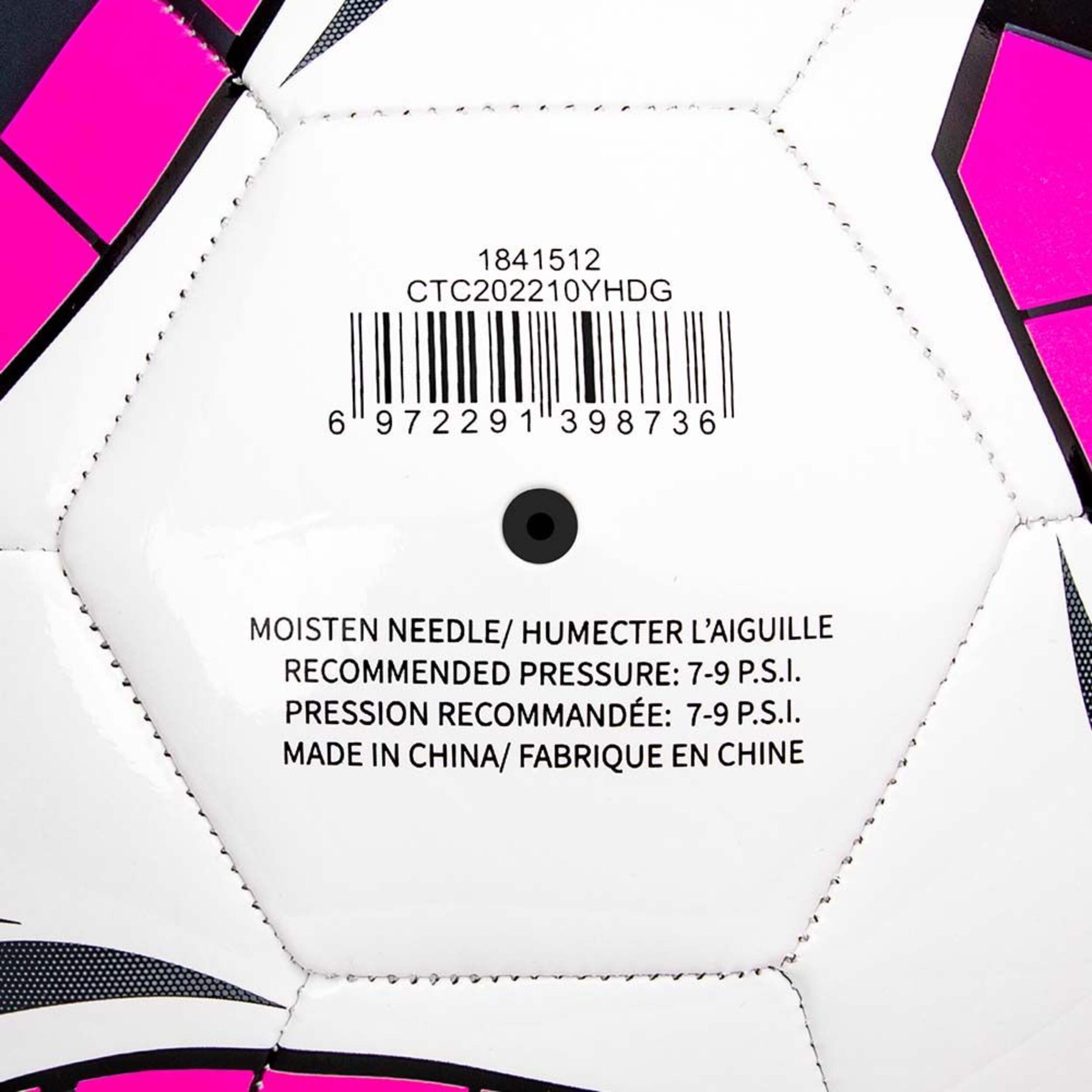 Matrix Machine Stitched Soccer Ball for Youth/Adults, Pink, Size 5
