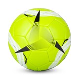Lotto Invisible Stitch Soccer Ball for Youth/Adults, Yellow, Size 5 Front_Flat