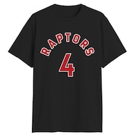 NBA Toronto Raptors Scottie Barnes Player Tee with Player Name & Number Front_Flat