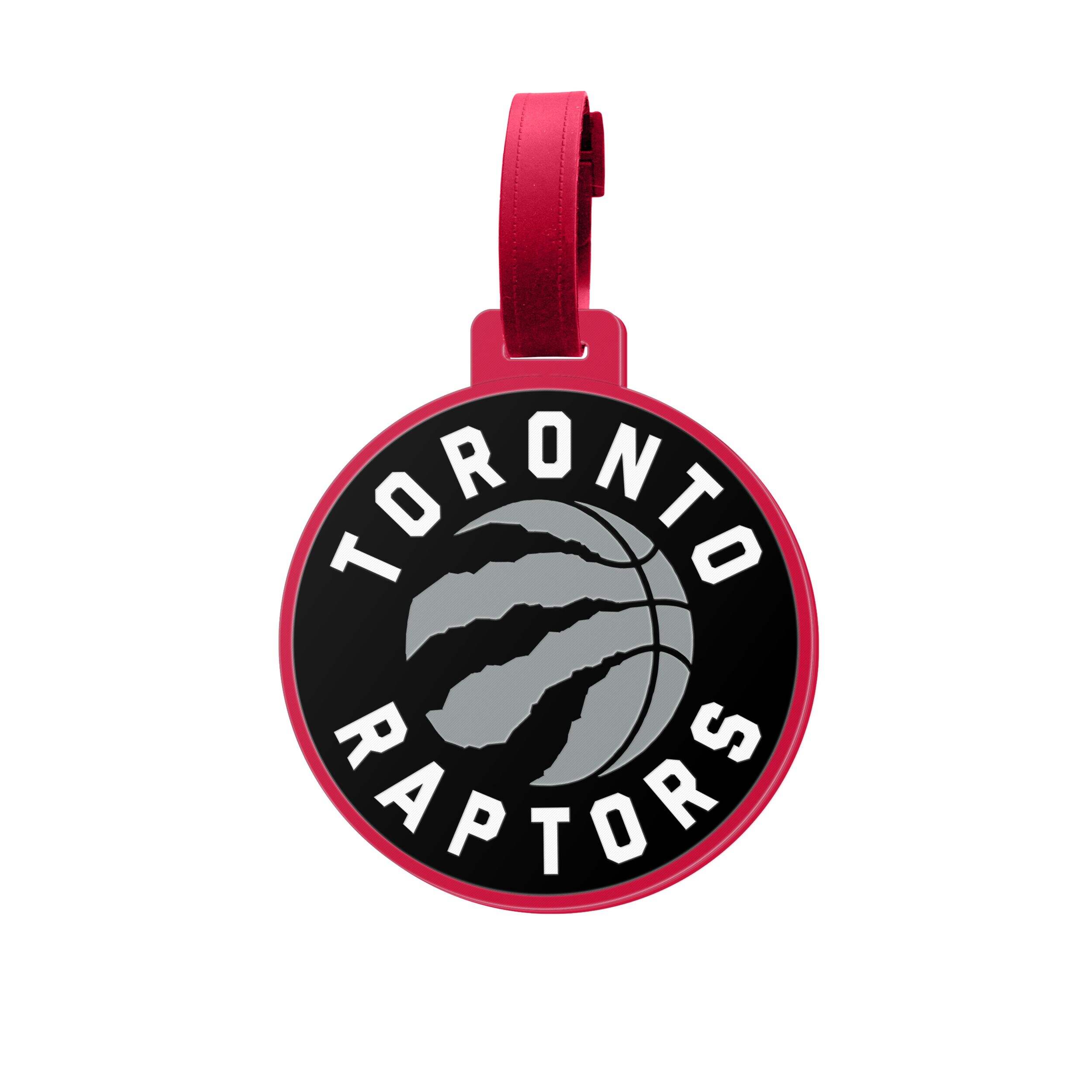 NBA Toronto Raptors Travel Bag/Suitcase Tag with Writing Space Front_Flat